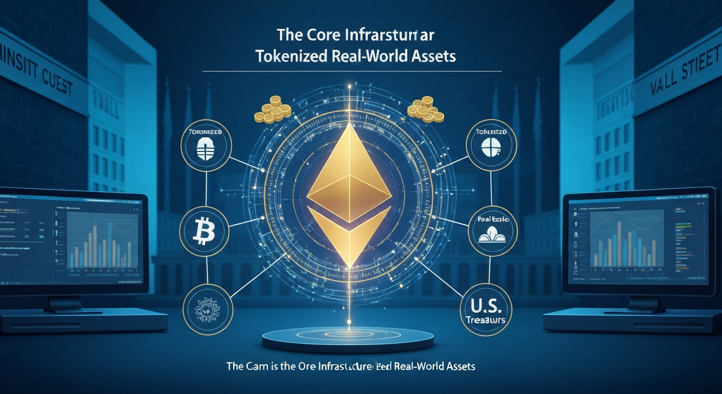 以太幣(ETH)成資產代幣化「金融標準層」：華爾街巨頭押注以太坊主網成全球結算基礎設施